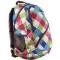 Chiemsee batoh Cristal check pop skydive blue