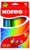 KORES Trojhrann� pastelky, 3mm/36ks