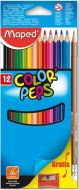 Pastelky Maped ColorPeps - 12 barev + oezvtko a grafitov tuka - zvtit obrzek