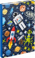 BAAGL Desky na koln seity A4 Space Game - zvtit obrzek