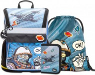 BAAGL SET 3 Zippy Spaceman: aktovka, penl, sek - zvtit obrzek