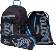 BAAGL SET 3 Skate Bluelight: batoh, penl, sek - zvtit obrzek