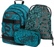 BAAGL SET 3 Skate Aquamarine: batoh, penl a sek - zvtit obrzek