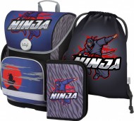 BAAGL SET 3 Ergo Ninja: aktovka, penl, sek - zvtit obrzek