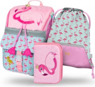 BAAGL SET 3 Zippy Plamek: aktovka, penl, sek