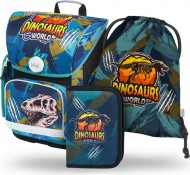 BAAGL SET 3 Ergo Dinosaurs World: aktovka, penl, sek - zvtit obrzek