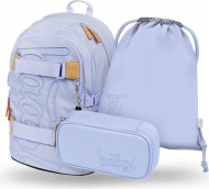BAAGL 3 SET Skate Lilac: batoh, penl, sek