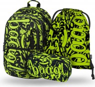 BAAGL 3 SET Core Lime: batoh, penl, sek - zvtit obrzek