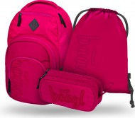 BAAGL 3 SET Coolmate Ruby: batoh, penl, sek - zvtit obrzek