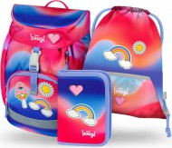 BAAGL 3 SET Airy Hippie: batoh, penl, sek