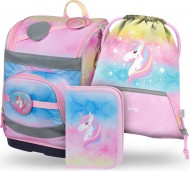 BAAGL SET 3 Zippy plus Rainbow Unicorn: aktovka, penl, sek  - zvtit obrzek