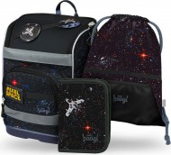 BAAGL SET 3 Zippy plus Pixel Space: aktovka, penl, sek 