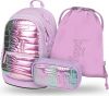 BAAGL SET 3 Core Lavender: batoh, penl, sek