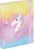 BAAGL Desky na koln seity A5 Rainbow Unicorn