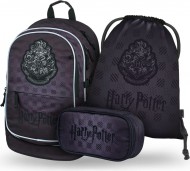 BAAGL SET 3 Core Harry Potter Bradavice ern: batoh, penl, sek  - zvtit obrzek