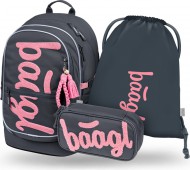 BAAGL SET 3 Core Logo r��ov�: batoh, pen�l, s��ek GRS