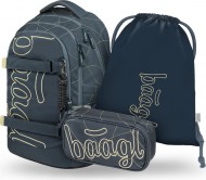 BAAGL SET 3 Skate Max Wave: batoh, pen�l, s��ek GRS