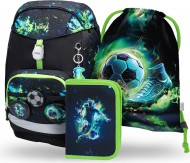 BAAGL SET 3 Airy Plus Fotbal: batoh, pen�l, s��ek 