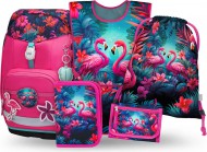 BAAGL SET 5 Airy Plus Plame��ci: batoh, pen�l, s��ek, z�st�ra, pen�enka