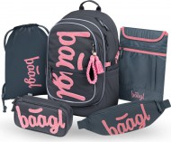 BAAGL SET 5 Core Logo r��ov�: batoh, pen�l, s��ek, ledvinka, obal na notebook GRS