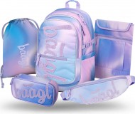 BAAGL SET 5 Core Sky: batoh, pen�l, s��ek, ledvinka, obal na notebook