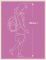 BAAGL SET 3 Skate Pink Stripes: batoh, penl, se