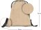 BAAGL 3 SET Coolmate Beige: batoh, penl, sek
