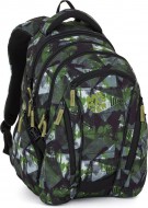 Bagmaster BAG 26 A studentsk� batoh � zeleno-�ed�