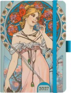 Denn� di�� A5 - Alfons Mucha 2027 - Modr�