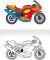 Omalov�nka - A5 - Motorky