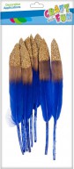 Pe 10-15 cm, 8 ks modr/zlat