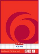 Herlitz - Blok pozn�mkov� A5/50 list�, �tvere�ek