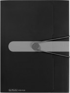 Herlitz - Desky s gumou A4 ern