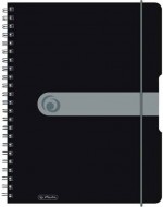 Herlitz - Blok spir�lov� A4/80 list�, �ern�