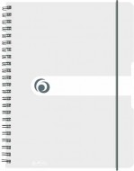 Herlitz - Blok spir�lov� A4/80 list�, b�l�