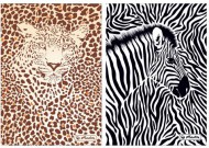 Zznamn kniha A5, tvereek, Animal Print