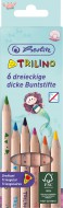 Pastelky Trilino, 6ks, Mosk panna