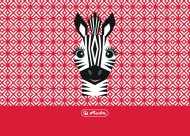 Desky na slice B5, zebra