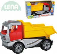 Lena Auto Truckies skl�p�� plast 22cm s figurkou