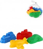 B�bovky na p�sek dopravn� prost�edky, set 4ks