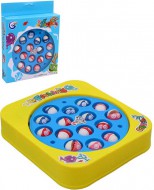 Hra dtsk rybolov na baterie 18cm 15 rybiek, 2 barvy - zvtit obrzek