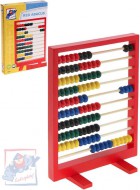 Po�itadlo d�tsk� 26cm �erven�, d�evo