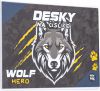 Desky na slice vlk