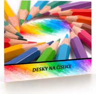 Desky na slice Pastelky