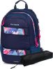 Studentsk� batoh + etue OXY Sport Flowers Blue