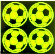 Samolepky W007161 fosforov Fotbal - zvtit obrzek