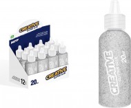 Lepidlo glitrov 20ml stbrn 6330760