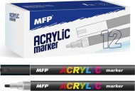 Akrylov popisova 4mm - ern 6410823