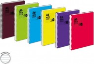 Blok se spir�lou A6 linka, 80 list� 7500803