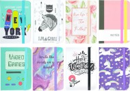 Blok s gumkou A7, 80 list, linka